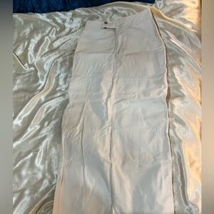 White Fox Boutique Cream Maxi Skirt